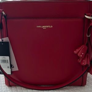 Karl Lagerdeld Red Bag NWT